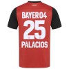 Jalkapallo Pelipaidat/Peliasut Bayer 04 Leverkusen Exequiel Palacios 25 Kotipelipaita 2024-25